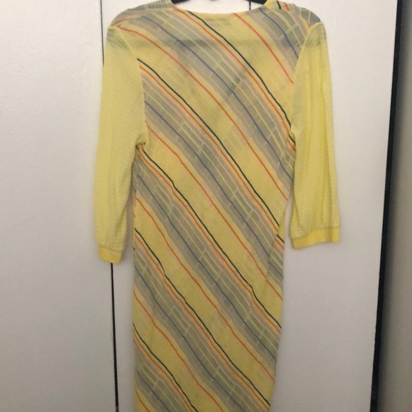 Anthropologie Aldomartins yellow tunic dress S - Picture 3 of 3